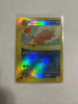 Pokemon TCG Slowbro Aquapolis Reverse Holo Card #33/147 NM Condition - Image 1