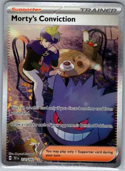 Morty's Conviction 211/162 SV05: Temporal Forces - Pokemon Card - NM - Image 1