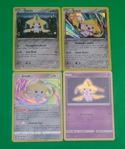 Pokemon Alternate Art Jirachi Holo Cards Lot Of 4 Shining Jirachi, Amazing NM-M - Image 3