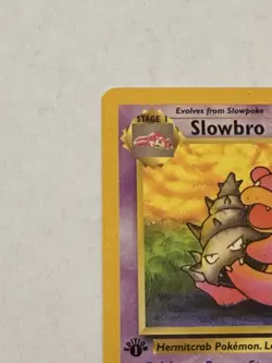 Slowbro 43/62 Non-Holo 1st Edition Fossil Set Vintage Pokemon TCG Card 43/62 - Image 3