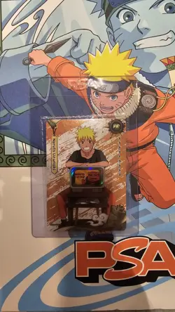 Naruto Shippuden - Naruto Uzumaki PSA Magazine Promo Card Sealed - Image 2