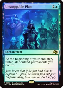 Unstoppable Plan (Foil) - Aetherdrift - Magic MTG NM - Image 1