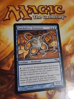 Quicksilver Elemental Mirrodin - MTG - Magic the Gathering - LP - Image 1