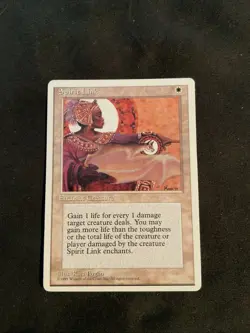 Spirit Link - MTG Alternate 4th Edition - Nrmt - Image 1