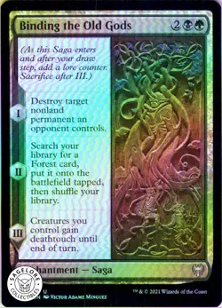 MTG Binding the Old Gods (206) | NM Foil | Kaldheim {KHM} - Image 1