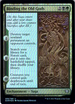 MTG Binding the Old Gods (206) | NM Foil | Kaldheim {KHM} - Image 2