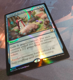Curse of the Swine - Ripple Foil - MH3 Commander - NM (see pics) MTG - Image 3