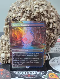 ☠☠ Hallowed Fountain (Borderless) Lorwyn Eclipsed Foil - Image 1