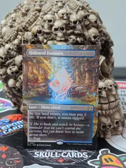 ☠☠ Hallowed Fountain (Borderless) Lorwyn Eclipsed REG - Image 1