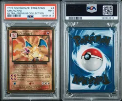 Charizard #4 Premium Collection 🔥 Pokemon TCG PSA 9 🧡 Graded Gem! - Image 1