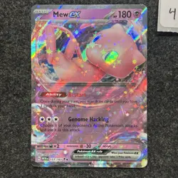 Mew ex - 151/165 Double Rare Scarlet and Violet 151 Pokemon TCG Near Mint NM 4 - Image 1