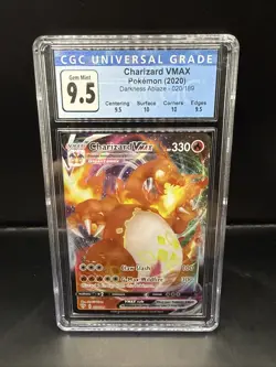 Pokemon Darkness Ablaze Charizard VMax 020/189 CGC Graded 9.5 Gem Mint - Image 2