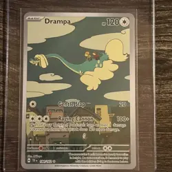 Pokemon Drampa 184/162 Temporal Forces Illustration Rare NM - Image 1