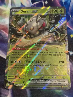 Pokemon TCG Durant ex 004/191 Double Rare Surging Sparks NM/M - Image 1