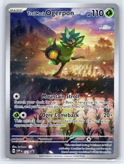 Teal Mask Ogerpon 123 - Pokemon Scarlet & Violet Promo - Promo Holo - NM - Image 1