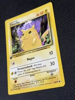 1999 Pokemon Pikachu #58 WOTC 1st Edition Base Set German - Image 5