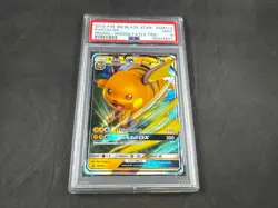 2019 POKEMON SM213 BLACK STAR RAICHU GX PROMO HIDDEN FATES TIN PSA 9 - Image 1