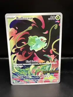Pokemon Bulbasaur 133/132 Me01 Mega Evolution Illustration Rare Holo Stamped B - Image 3