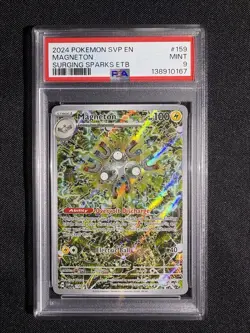 MAGNETON #159 BLACK STAR PROMO SURGING SPARKS ETB 2024 POKEMON SVP EN PSA 9 - Image 1
