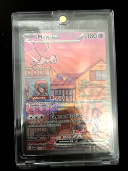 Mew ex SVP 053 Pokemon TCG Scarlet Violet 151 Black Star Promo Full Art SEALED - Image 1