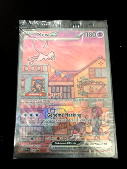 Mew ex SVP 053 Pokemon TCG Scarlet Violet 151 Black Star Promo Full Art SEALED - Image 2
