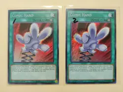 2x Comic Hand DRL2-EN026 Secret Rare 1st Edition NM Yu-Gi-Oh! - Image 1