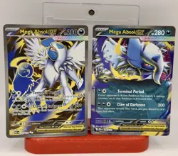 🔥🔥Mega Absol EX - Holo Rare Lot (2 Cards) 161 & 86/132- Mega Evolutions 🔥🔥 - Image 1