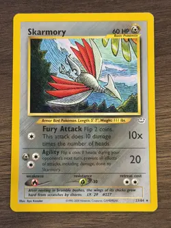 Skarmory - 23/64 - Pokemon Neo Revelation Unlimited Rare Card - Image 1