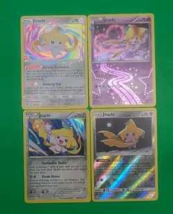 Pokemon Alternate Art Jirachi Holo Cards Lot Of 4 Radiant, Amazing Team Up, NM-M - Image 2