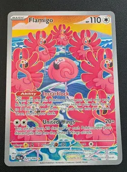 Pokemon Card - Flamigo Paldea Evolved 227/193 Holo Illustration Rare - Image 1