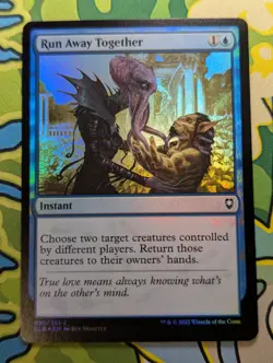 Run Away Together - CLB - 092/361 - MTG - TCG Card - FOIL - Image 1