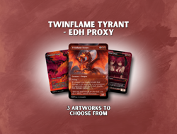 Twinflame Tyrant - Custom Magic: The Gathering Card - Image 1