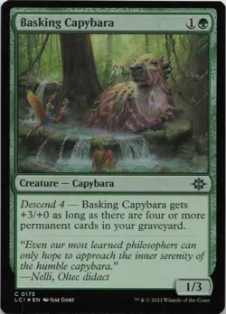 Basking Capybara - FOIL - C The Lost Caverns of Ixalan 175 - MTG - Image 1