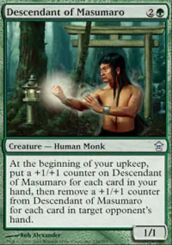 MTG - Descendant of Masumaro Saviors of Kamigawa - Image 1