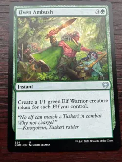 1x ELVEN AMBUSH - Kaldheim - MTG - Magic the Gathering - Image 1
