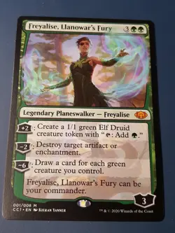 1x FREYALISE, LLANOWAR'S FURY - Commander Green - MTG - Magic the Gathering - Image 1