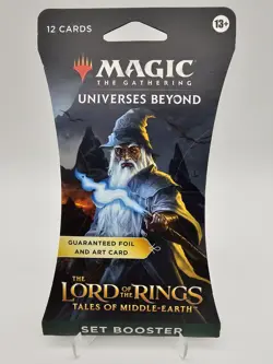 Magic: The Gathering - The Lord of the Rings Middle-Earth Set Booster EN Sleeved - Image 1