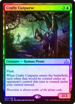 Crafty Cutpurse FOIL Rivals of Ixalan NM Blue Rare MAGIC MTG CARD ABUGames - Image 1