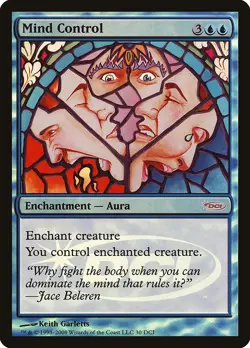 Mind Control (WPN) FOIL Promo PLD Enchantment Special MAGIC MTG CARD ABUGames - Image 1