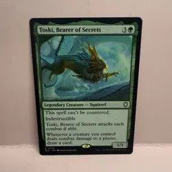 Toski Bearer Of Secrets - N/M - Bloomburrow BLC Magic The Gathering MTG - Image 1