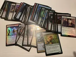 50 FOILS Magic Karten deutsch MtG Commons holographisch Foil - Image 1