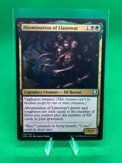 MTG - Abomination of Llanowar #265 Commander Legends - Image 1