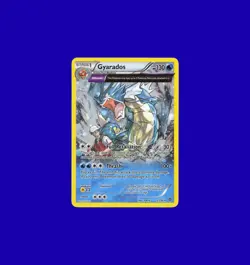2015 Pokemon XY Ancient Origins Gyarados 21/98 Rare Full Art Cosmos Holo - Image 1