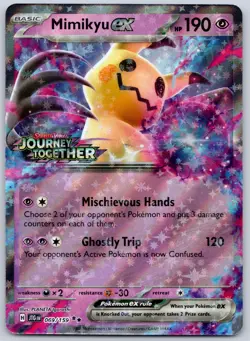 Mimikyu ex Journey Together Stamped Promo (NM) - Journey Together - Pokemon TCG - Image 1