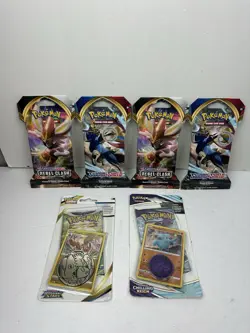 Pokemon TCG Booster Pack Lot of 6 - Sword & Shield - Sealed - Image 1