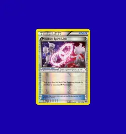 2016 Pokemon Breakthrough Mewtwo Spirit Link 144/164 Rare Reverse Holo Gem Mint - Image 1
