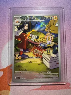 Pokemon Charjabug 169/162 Temporal Forces Illustration Rare Full Art Holo NM - Image 1