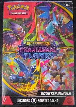Heavy Weight Pokemon TCG Mega Evolution Phantasmal Flames Booster Packs New - Image 1