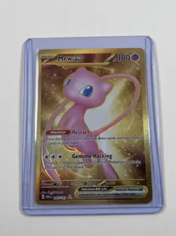 Mew EX 205/165 Scarlet & Violet 151 Gold Hyper Rare Pokemon Full Art - Nm - Image 1