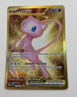 Mew EX 205/165 Scarlet & Violet 151 Gold Hyper Rare Pokemon Full Art - Nm - Image 3